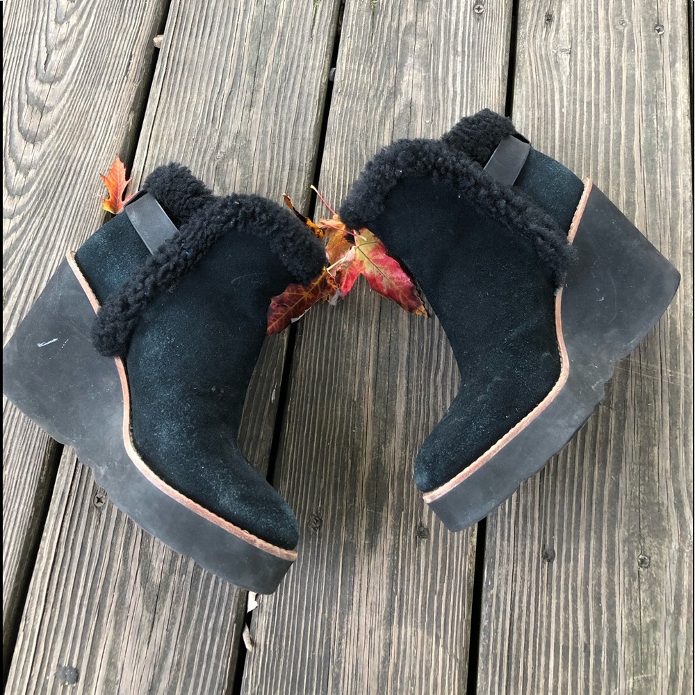 Winter Wedge Booties - image 1